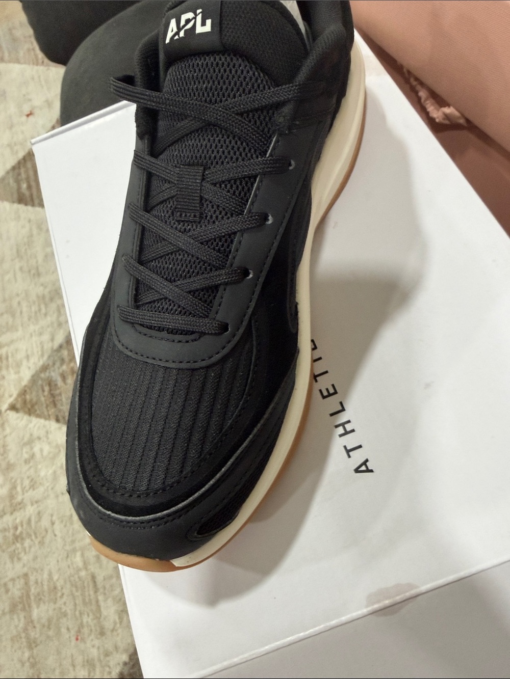 APL brand new! womens Black Athletic Sneaker - APL